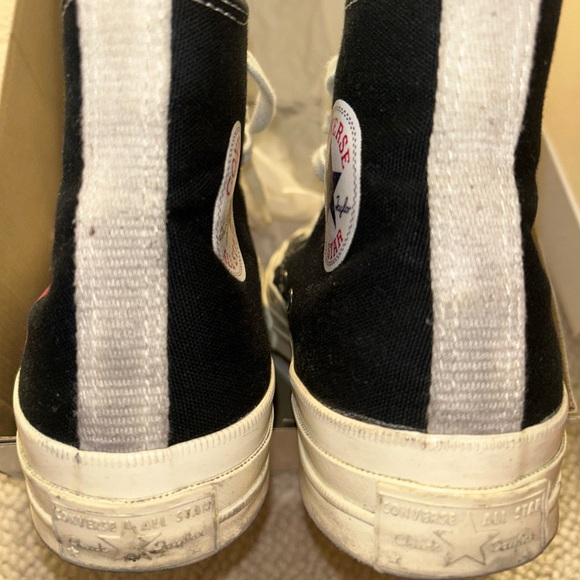 Converse x Comme des Garçons PLAY Unisex Hightop - Picture 4 of 7